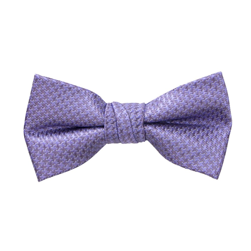 Spring Notion Boy's Textured Woven Bow Tie Purple Large