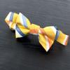 Spring Notion Boy's Striped Woven Bow Tie Yellow Small view 2