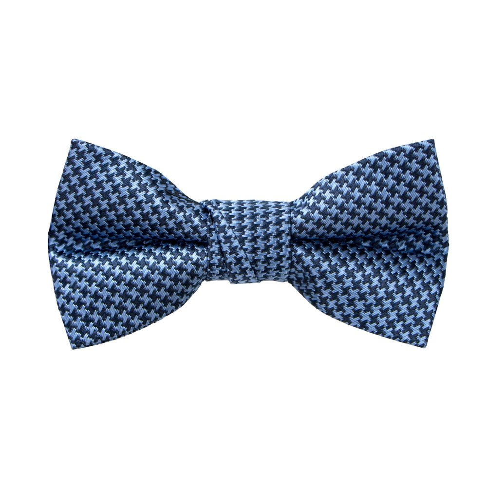Spring Notion Boy's Textured Woven Bow Tie Blue X-Large