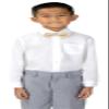 Spring Notion Boy's Dotted Woven Bow Tie Antique Gold X-Large view 4
