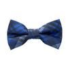 Spring Notion Boy's Plaid Woven Bow Tie Navy Large view 1