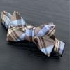 Spring Notion Boy's Tartan Plaid Woven Bow Tie Brown X-Large view 2