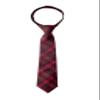 Spring Notion Boy's Plaid Woven Zipper Tie Red X-Large view 1