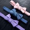 Spring Notion Boy's Textured Woven Bow Tie Pink Copper Medium view 4