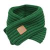 Mily Children Scarf Kids Winter Warm Knit Scarves Fashion Solid Color Boys Girls Cable Scarf Green view 1