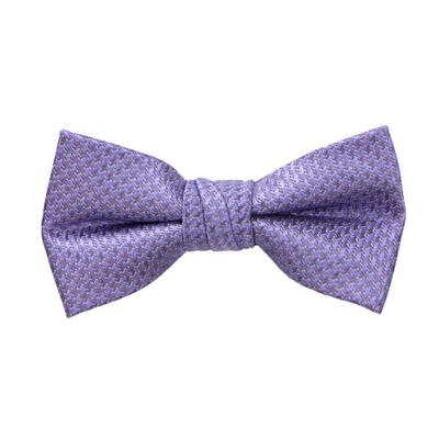 Spring Notion Boy's Textured Woven Bow Tie Purple Medium