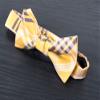 Spring Notion Boy's Plaid Woven Bow Tie Yellow Medium view 2