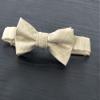 Spring Notion Boy's Dotted Woven Bow Tie Champagne X-Large view 2