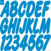 STIFFIE WhipOne Blueberry Blue Super Sticky 3" Alpha Numeric Registration Identification Numbers Stickers Decals for Sea-Doo Spark, Inflatable Boats, Ribs, Hypalon/PVC, PWC and Boats. view 1