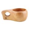 Fdit Wooden Tea Coffee Cup Portable Outdoor Wood Drinks Lightweight Hardwood Drinking Mug Handle(#2) view 1