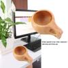 Fdit Wooden Tea Coffee Cup Portable Outdoor Wood Drinks Lightweight Hardwood Drinking Mug Handle(#2) view 3