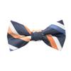 Spring Notion Boy's Striped Woven Bow Tie Navy Medium view 1