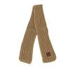 Aisi Mily Children Scarf Kids Winter Warm Knit Scarves Fashion Solid Color Boys Girls Cable Scarf Coffee view 3