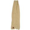 Mily Children Scarf Kids Winter Warm Knit Scarves Fashion Solid Color Boys Girls Cable Scarf Beige view 2