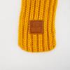 Mily Children Scarf Kids Winter Warm Knit Scarves Fashion Solid Color Boys Girls Cable Scarf Yellow view 4