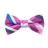Spring Notion Boy's Striped Woven Bow Tie Pink Small view 1