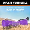 AlphaBeing Inflatable Lounger - Best Air Lounger for Travelling, Camping, Hiking - Ideal Inflatable Couch for Pool and Beach Parties - Perfect Air Chair for Picnics or Festivals view 4