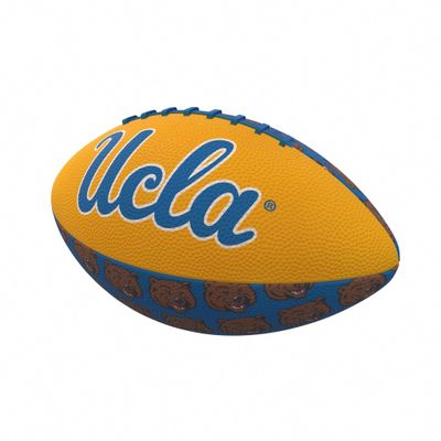 Logo Brands NCAA UCLA Bruins Repeating Mini-Size Rubber Football, Team Color