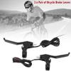 Asixx Brake Lever Set, Bicycle Bike Hand Brake Lever, 1 Pair Durable 2 Wires Left & Right E-Bike Bicycle Electric Brake Lever Replacement Parts view 2