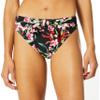 Carmen Marc Valvo Women's Bikini Bottom Swimsuit with Front tie Swimwear, Garden Party Black, L view 1