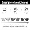FEISEDY Classic Polarized Photochromic Sunglasses safety glasses for Men Women B2444 view 4