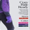 HORZE Kids' Fleece Winter Horse Riding Gloves with Pony Design - Sultry Violet - 4 view 2
