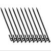 LBY 10pcs 25cm Tent Stakes Heavy-Duty Steel Solid Tent Stakes Pegs Steel System Outdoor Tent Nail Camping Stakes 45#Steel Black view 2