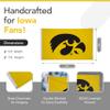 Iowa Hawkeyes College Sports Printed Flag - NCAA Licensed - Nylon - School Banner (Gold, Black, 3' x 5') view 2