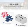 Backyard Champs 16 Ounce Authentic Cornhole Bean Bag Set - Pack of 8, Stars and Stripe, multi (BYCBB8-SAS-1) view 2