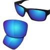 SAUCER Premium Replacement Lenses & Earsocks for Oakley Jupiter Squared OO9135 Sunglasses High Definition - Glacier Blue Polarized view 2