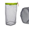 Dilwe Mesh Storage Bag; Camping Mesh Bag; Mesh Sack; Drawstring Mesh Bag; Mesh Bag; (S Blue) view 3