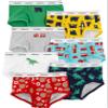Carter's Little Boy's 7-Pack Underwear Underwear, Animal/Auto, 8 view 1