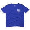 0083. Poland Pride Vintage Style Retro Polish Eagle Flag Polska Soccer for Men T Shirt (Royal 2X-Large) view 2