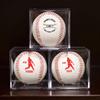 ChalkTalkSPORTS Square Acrylic Ball Display Cube | Clear Protective Case | 3-Pack view 4