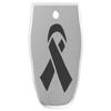 NDZ Performance Magazine Base Plate for Smith & Wesson SD9, SD9 2.0, SD9 VE in 9mm Laser Engraved Anodized Aluminum in Silver - Awareness Ribbon view 1