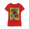 Jurassic Park Girl's Face Time T-Shirt, Red, X-Large view 1