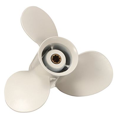 MarineNow 9 1/4x8-J Aluminum Outboard Propeller for Yamaha 9.9-15 HP 6834594700EL