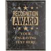 Crown Awards Corporate Employee Recognition Plaques - 7 x 9 Recognition Award Black Marbleized Recognition Trophy Plaque Award Prime view 1