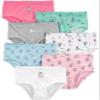 Carter's Little Girl's 7-Pack Underwear Underwear, Dancers, 2-3 view 1