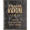 Crown Awards Corporate Employee Recognition Plaques - 7 x 9 Thank You Black Marbleized Recognition Trophy Plaque Award Prime view 1