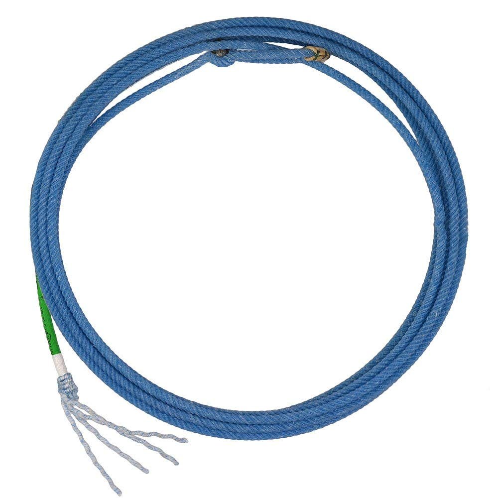 Top Hand Rope Company The 8X Core 35ft Heel Rope Blue MS