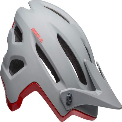 BELL 4Forty MIPS Adult Mountain Bike Helmet - Matte Dark Gray/Crimson (2023), Large (58-62 cm)