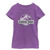 Jurassic Park Girl's Distressed Park T-Shirt, Pur Berry, Small view 1