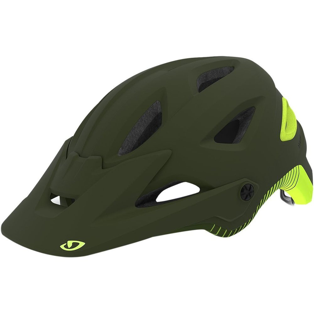 Giro Montaro MIPS Adult Mountain Cycling Helmet - Small (51-55 cm), Matte Olive/Citron (2019)
