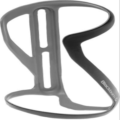 Blackburn Clutch Carbon Side-Entry Bike Bottle Cage (Grey, Left)