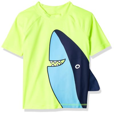 Carter's Baby Boy's Rashguard Swimwear, Shark fin, 9 Months