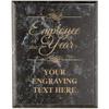 Crown Awards Corporate Employee Recognition Plaques - 7 x 9 Employee of The Year Black Marbleized Recognition Trophy Plaque Award Prime view 1