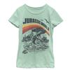 Jurassic World Girl's Nebular Oceanic T-Shirt, Mint, Large view 1