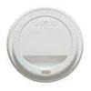 White PS SIP Thru Lid for 10 oz Squat 12-24 oz Hot Cup view 1