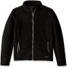 Charles River Apparel Kid's Boundary Fleece Jacket Outerwear, Black, XS view 1